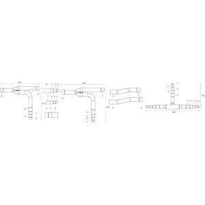  Kit de connexion groupe extérieur 3 voies  68 kW  150x150px