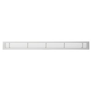  Grille de soufflage linéaire de 1000x100 mm en aluminium blanc mat 150x150px